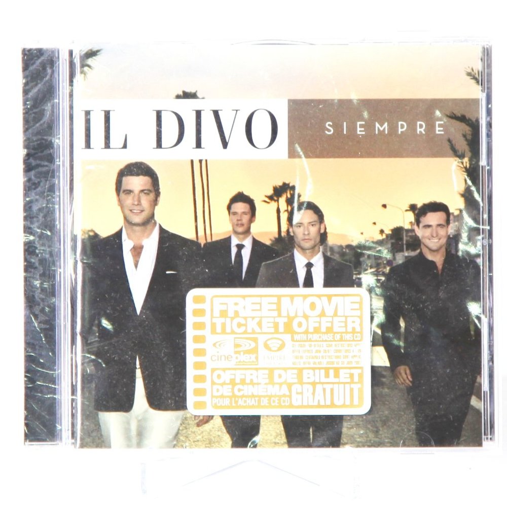 IL DIVO CD Album SIEMPRE **SEALED** Album was Released 2006